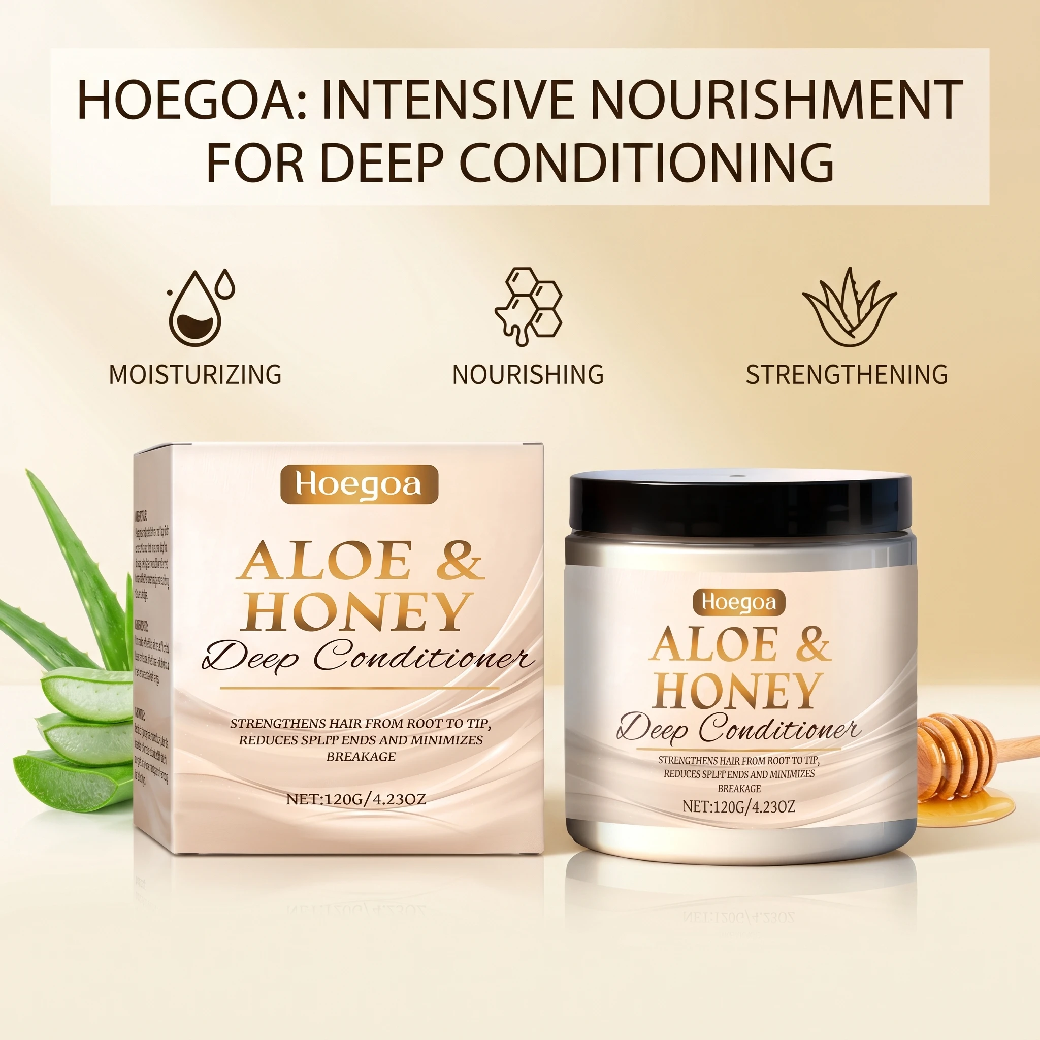 HOEGOA Aloe & Honig Tiefenpfle – Hair Care Honey Bewertung und Preis