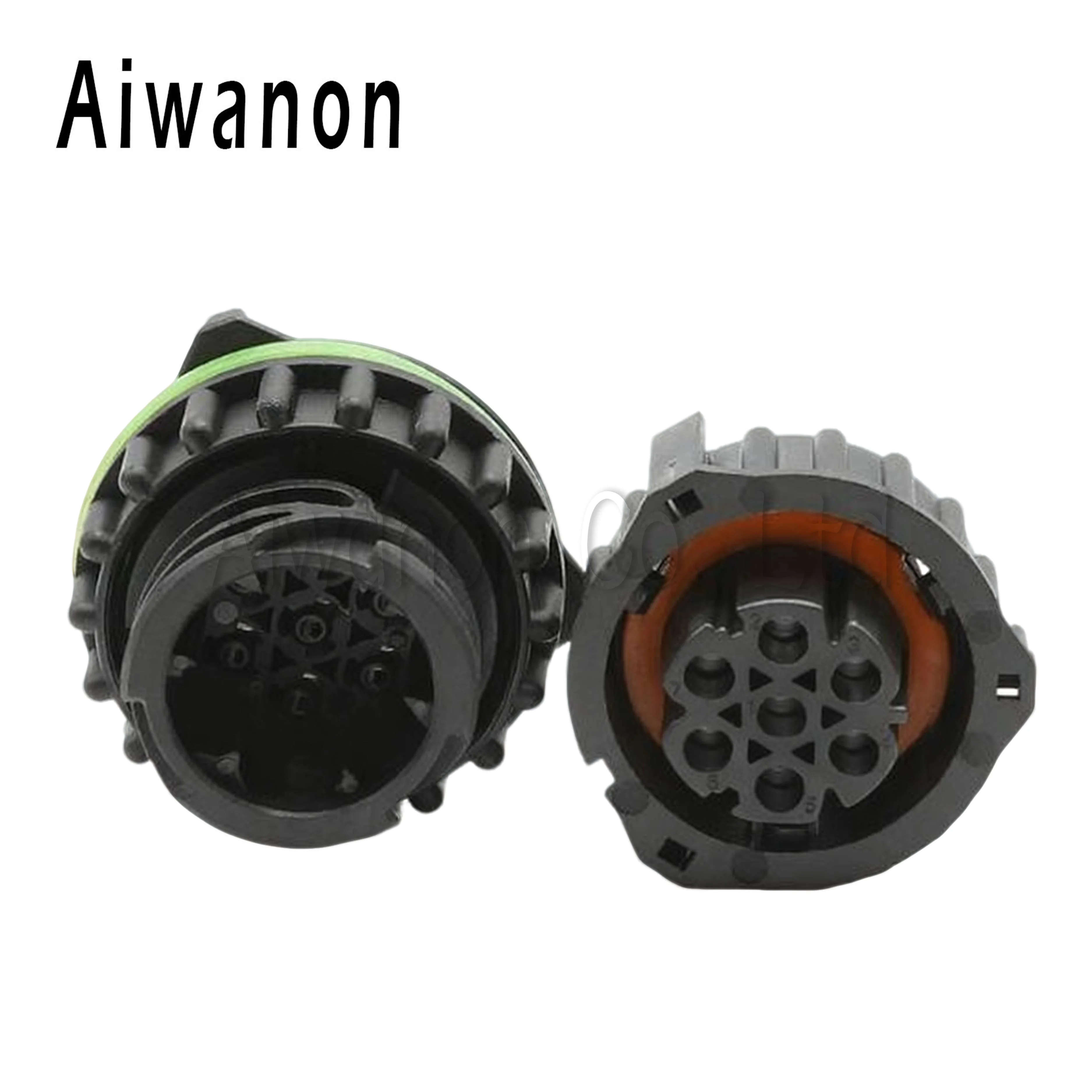 1 Set di Connettori Elettrici a 7 Pin 1718230-1 per Sensore di Ossigeno, Luci Posteriori Auto e Camion, Spina Femmina e Maschio per 968421-1 967650-1
