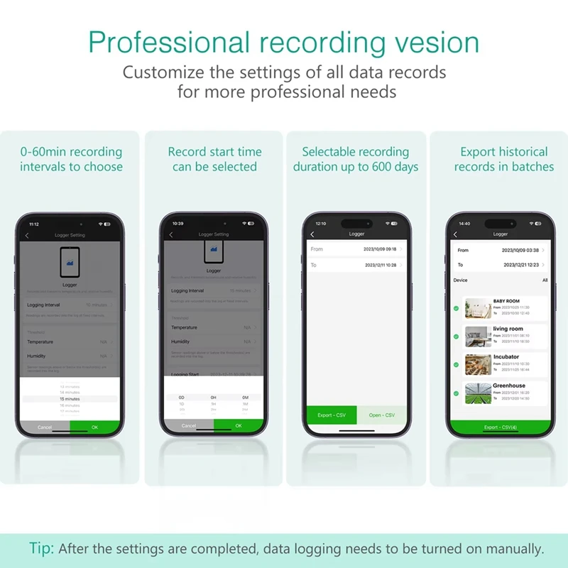 Hot-New WIFI Tuya Smart Thermometer And Humidity Sensor Mobile APP Wireless Temperature And Humidity Sensor 2Pcs