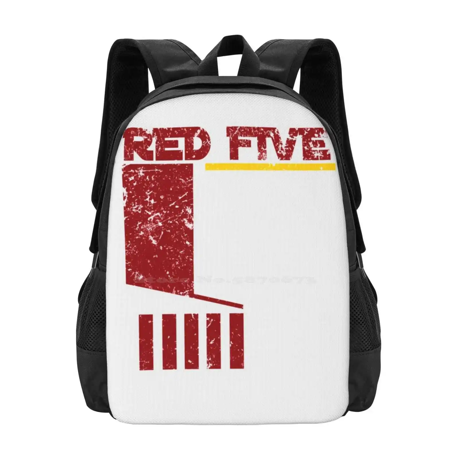 Red Five Bag Backpack For Men Women Girls Teenage Red Five Luke Skywalker X Wing The Miniatures Game Simon Breeze Fantasy