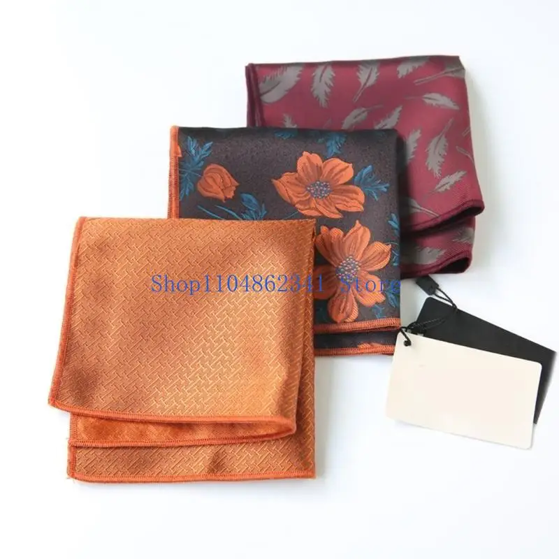 5asd Fazzoletto colorato con motivo floreale leggero per forniture aziendali per matrimoni