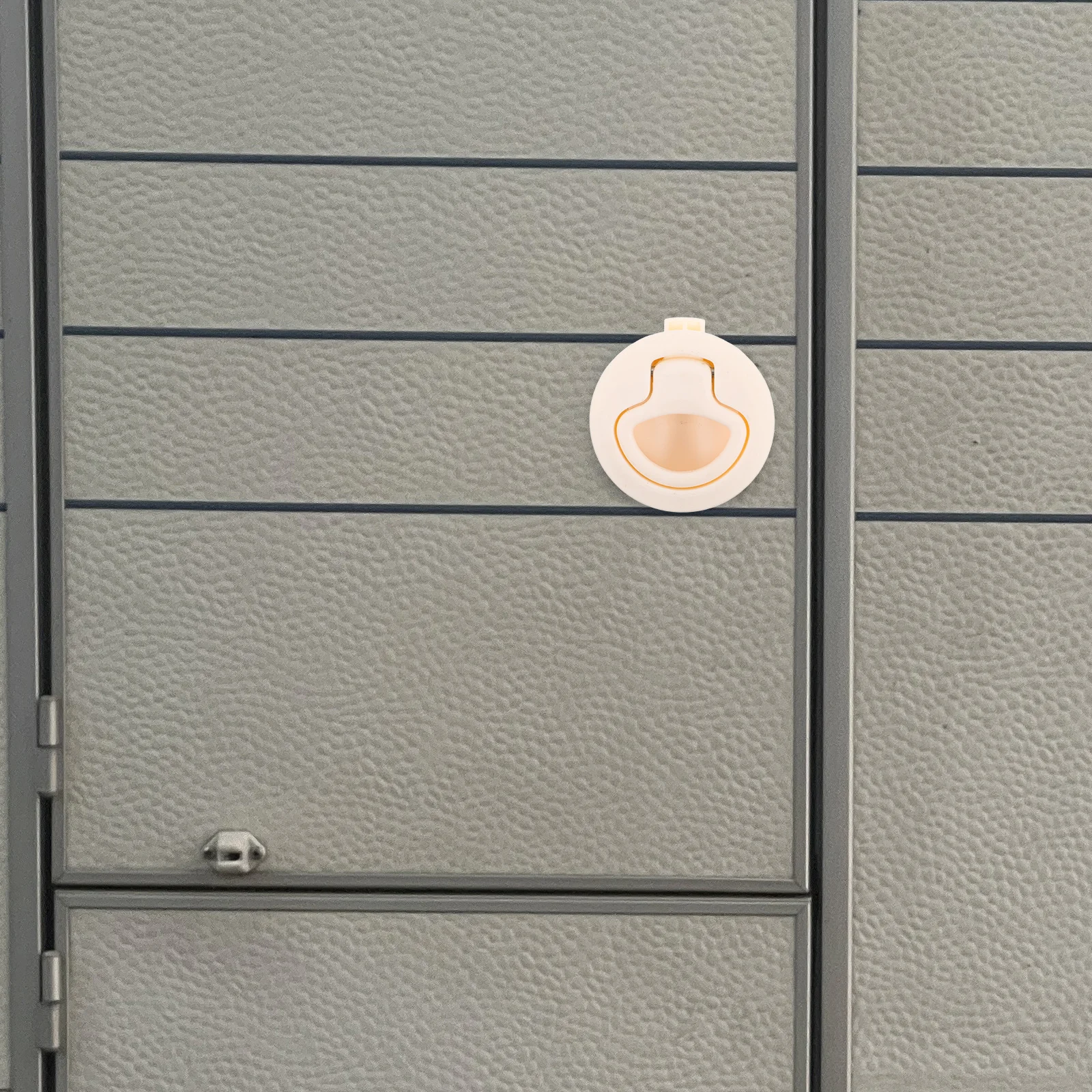 

White Nylon Round Hatch Latch for Rv Boat Marine Cabinet Pull Ring Flush Slam Latch Bars Replacement