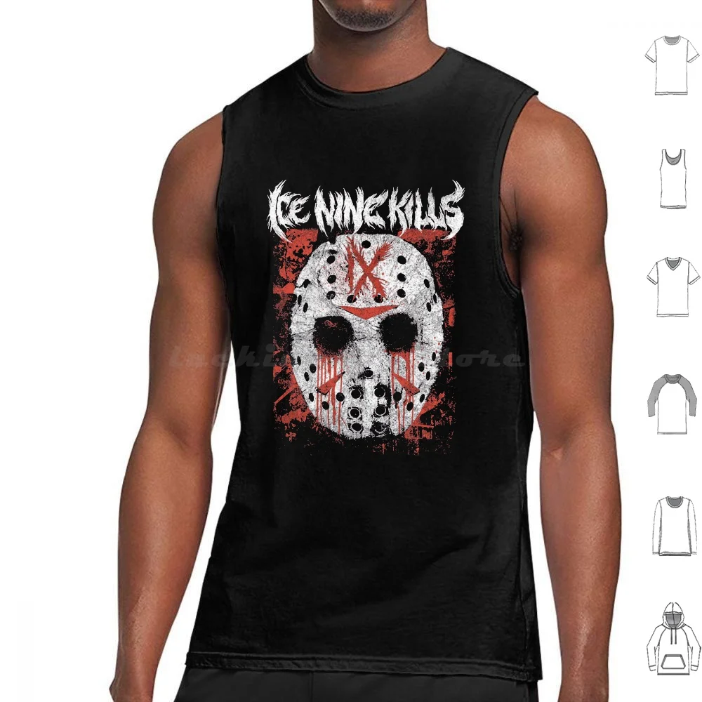 Untitled Tank Tops Vest Sleeveless Ice Nine Kills Nine Metal Band Music Ice Kills Emo Metalcore Hardcore Punk Horror Heavy