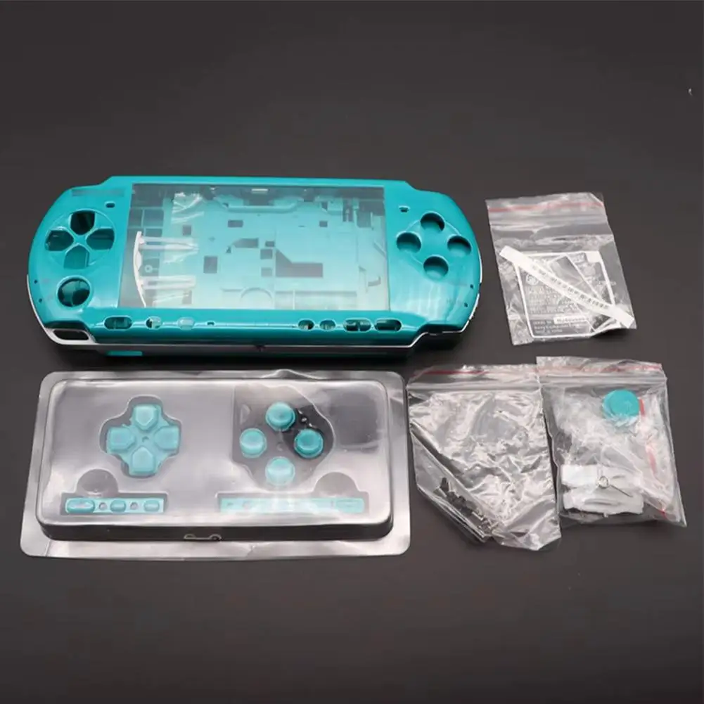 

Полный комплект корпуса для консоли PSP3000: защитный чехол с кнопками, винтами и запчастями для самостоятельного ремонта, игровые аксессуары