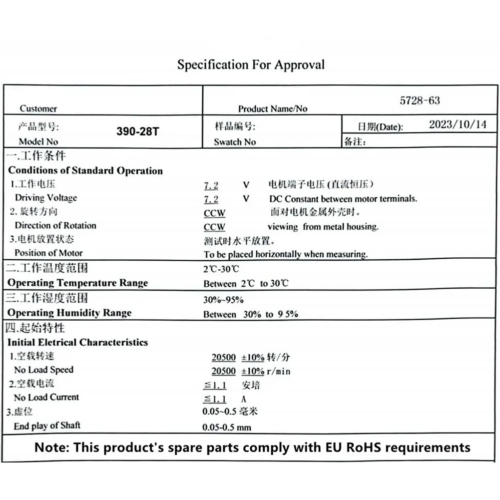 1 szt. Silnik szczotkowy 28T 390 DC do modeli RC, silnik szczotkowy do crawlerów RC, 20500 obr./min, silnik elektryczny RC do modeli samochodów TAMIYA TAM54393 300054393