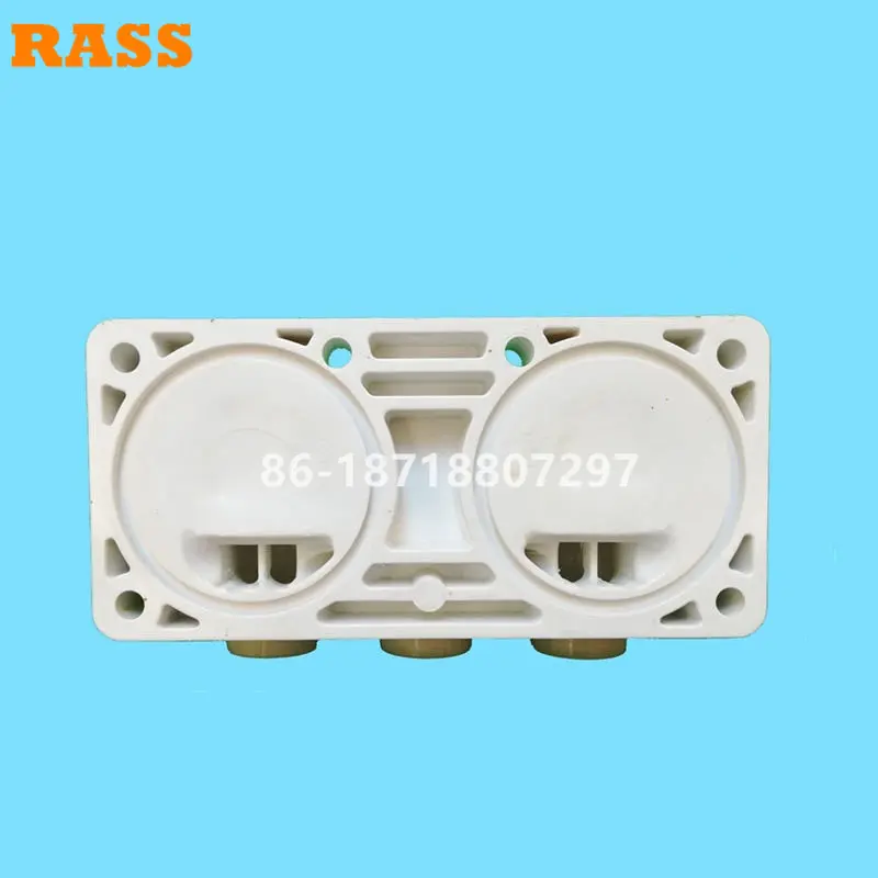 Front Panel White Color Discharge Block Spare Parts For Soft Serve Ice Cream Makers Without Other Accessories