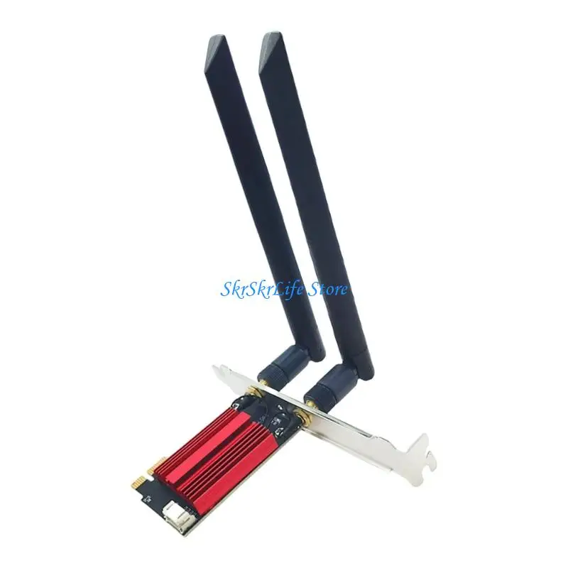 

E65E WiFi 5 PCIE Wireless Adapter Networking Card Bluetooth-compatible Double Band