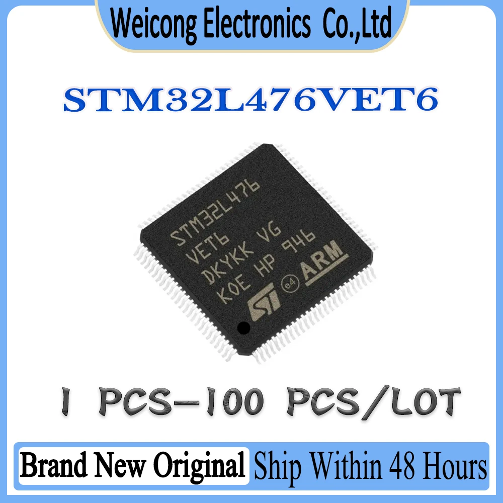 New Original STM32L476VET6 STM32L476VET STM32L476VE STM32L476V STM32L476 STM32L STM32 STM IC MCU Chip LQFP-100