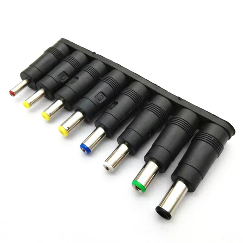 8 Trong 1 5.5X2.1Mm DC Jack Nam Jack DC Đầu Kết Nối DC Nữ Phích Cắm Adapter 6.3 6.0 5.5 3.5 2.5 Kết Nối