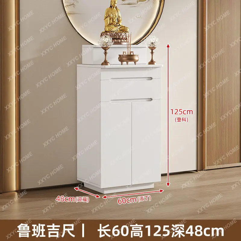 Offering table incense table household modern god of wealth cabinet shrine Guanyin Buddha statue offering seat