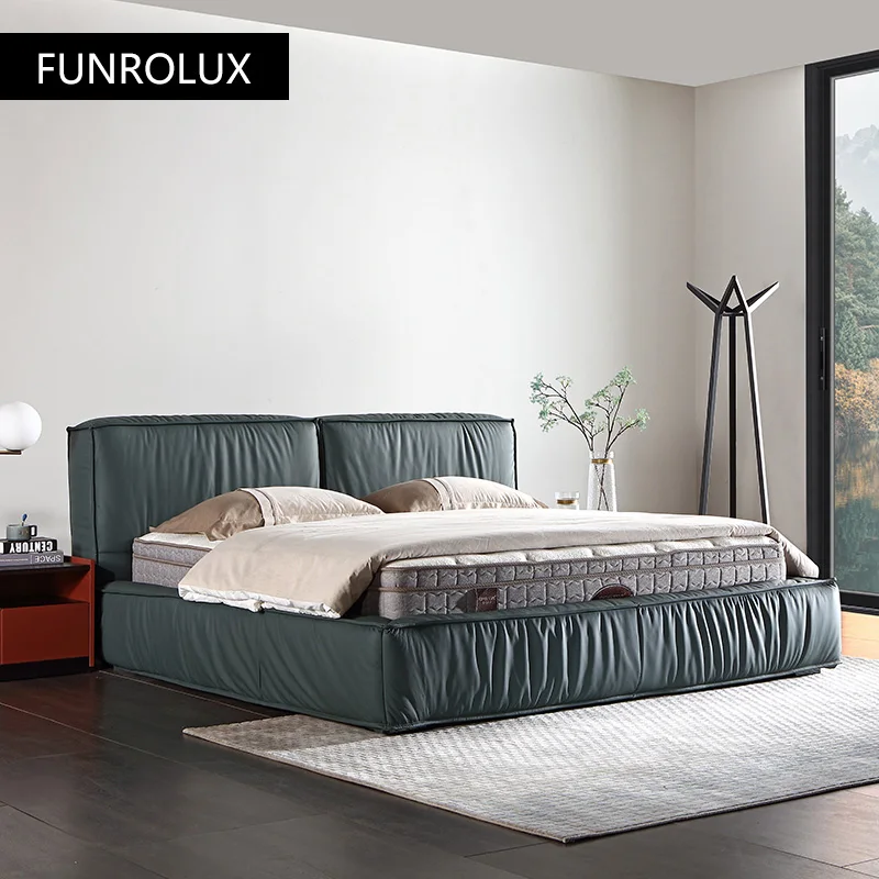 Bed Light Luxury Mo…