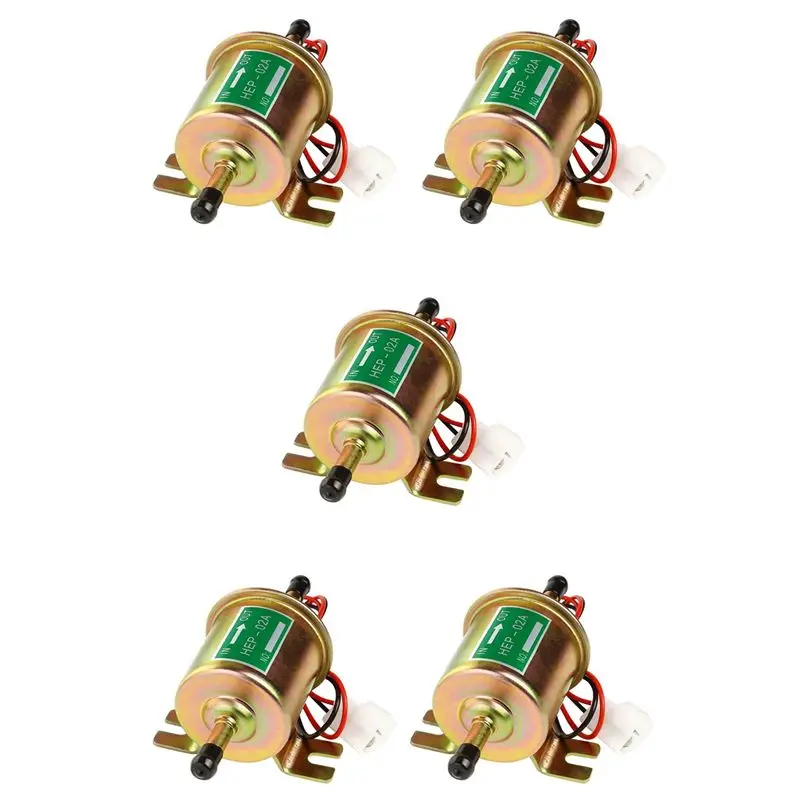 A48P-5X Universal 12V Fuel Pump HEP-02A Electric Gas Low Pressure Crude Oil Pump