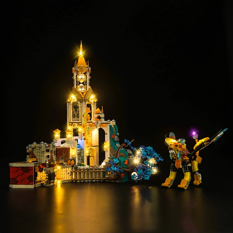 Vonado 5V LED light 71486 set suitable for Castle Nocturnia building block gift (including lighting accessories only)