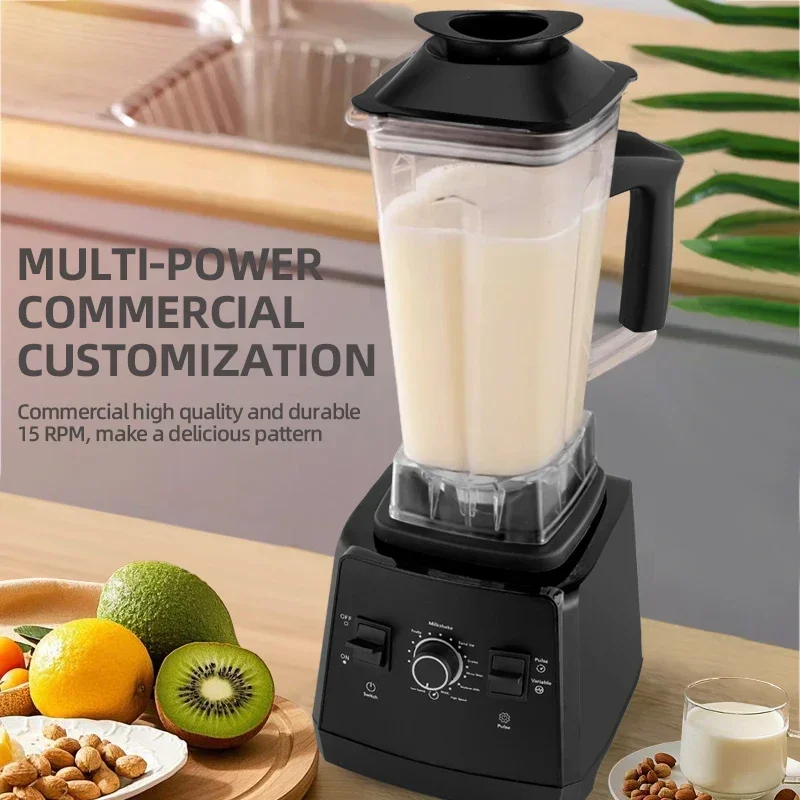 Fully Automatic Wall-Breaking Machine Commercial Blender High Power Stationary Mixer Food Processor Ice Smoothie Juicer Kitchens view 6