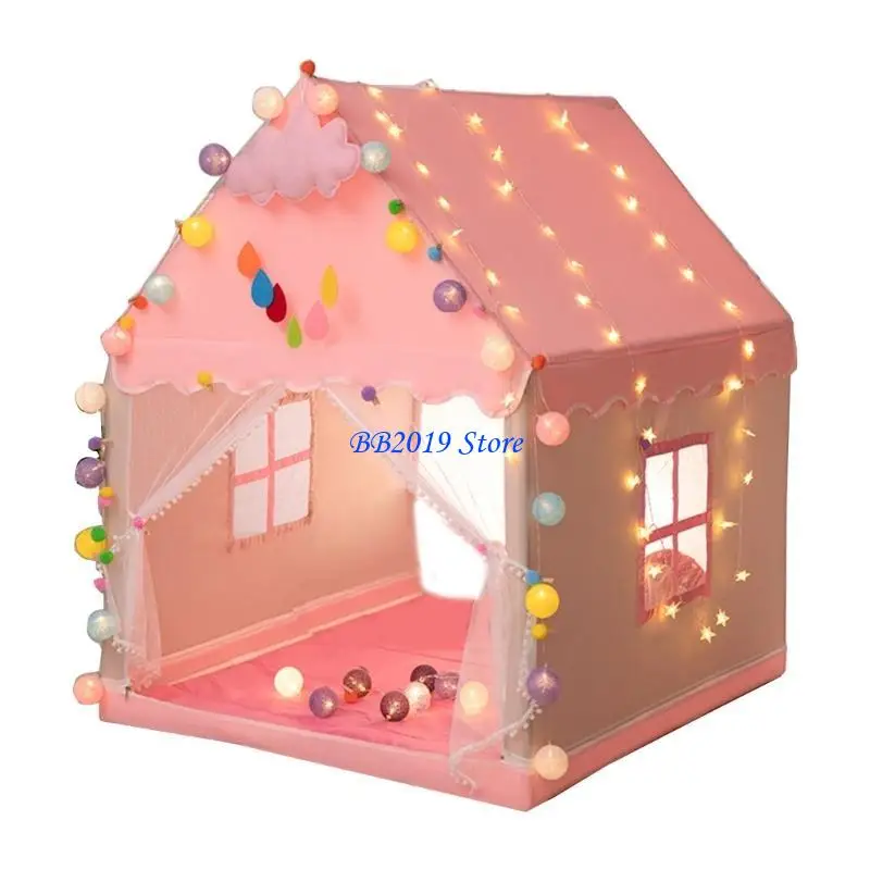 Q0KB Princess Castle Play Tent Faltbares Spiel Spielzeug für Innenkinderzelt