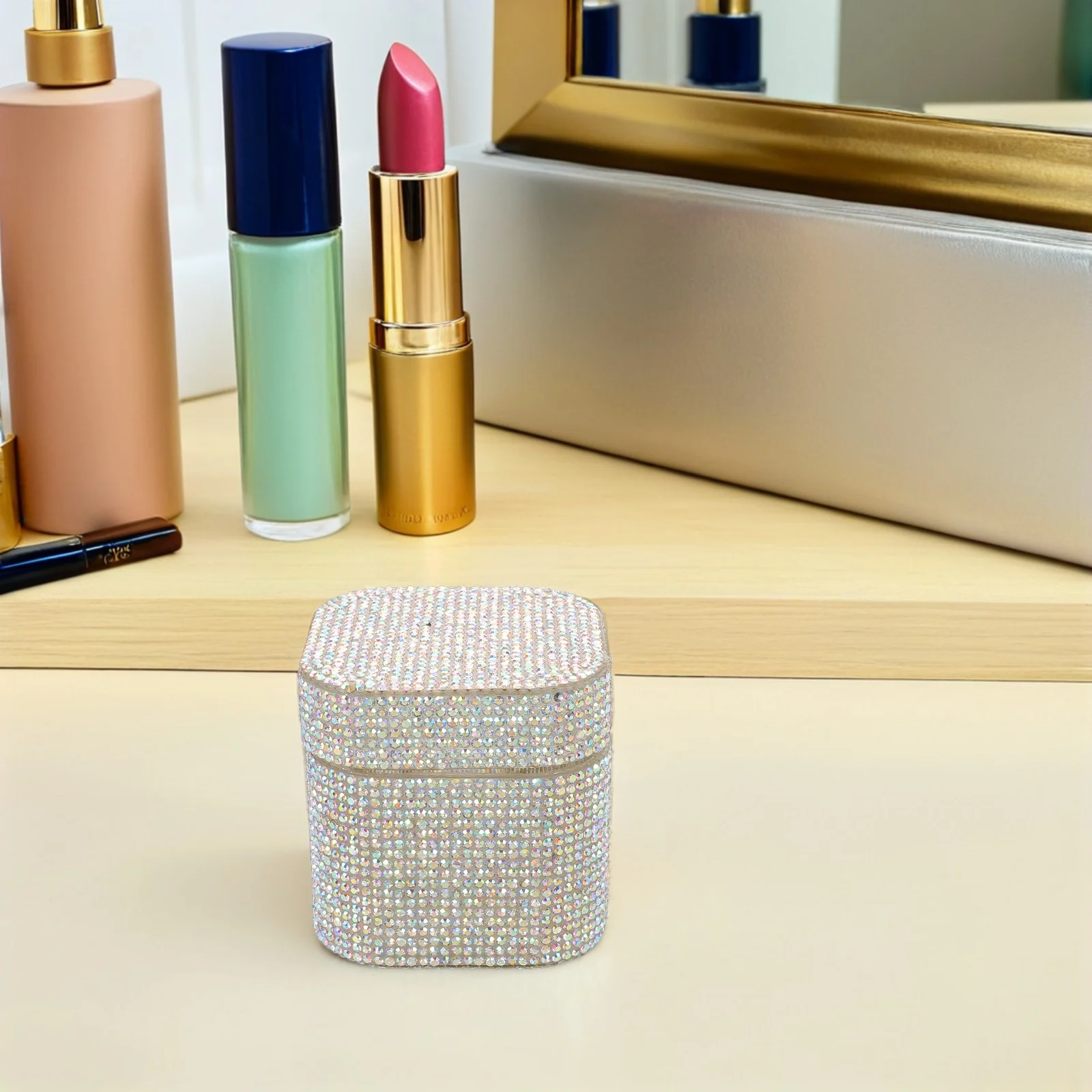 

Многофункциональная стеклянная чаша для нейл-арта с кристаллами, стаканчик для акрила, мономера, держатель для кистей, профессиональный инструмент