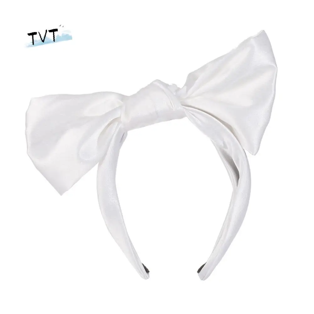 

Big Sweet Bowknot Headband Satin Lovely Lolita Hair Band Hair Accessories Temperament Cosplay Hair Hoop Girls