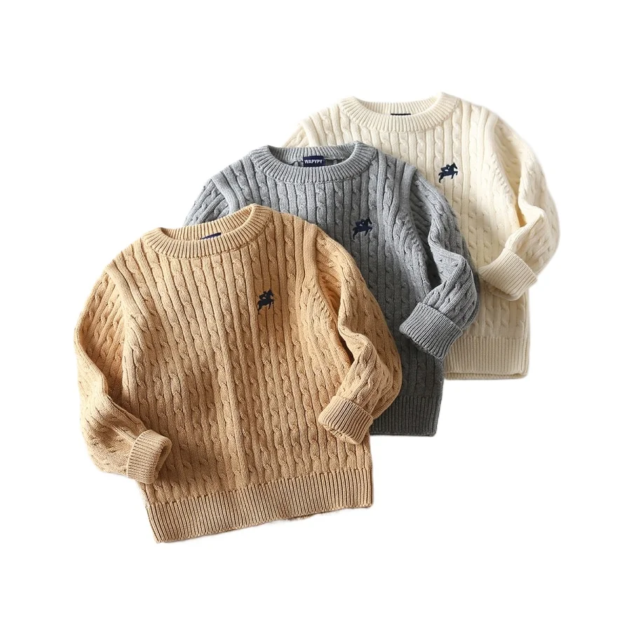 

Свитера для маленьких мальчиков, детский пуловер, осенне-зимняя детская одежда, качественный материал