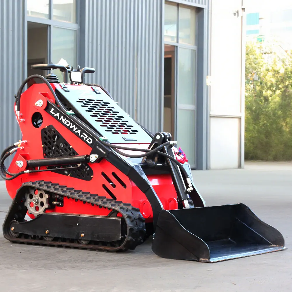 Minipala cingolata diesel di alta qualità in vendita Piccolo caricatore cingolato Strumento di caricamento efficiente agricolo personalizzato