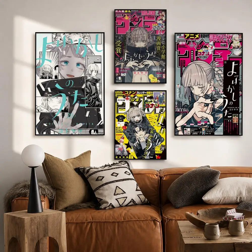 Anime C-Call Of The Night Poster HD Art Stickers Self-Adhesive Painting Modern Home Decor For Bedroom Wall Decals Gift