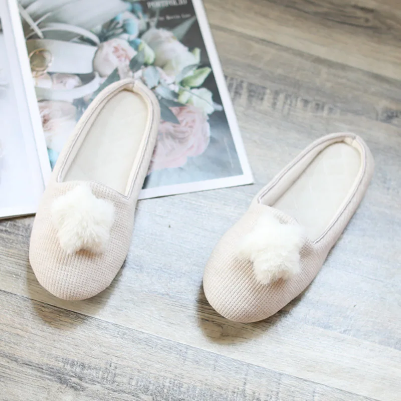 New Fashion Spring Summer Cute Women Slippers Cotton Home House Bedroom Indoor Women Shoes