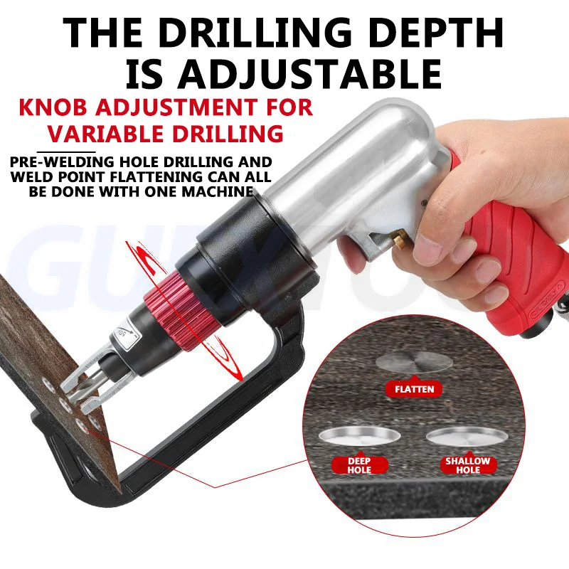 

Pneumatic Spot Welding Drill Bit For Automotive Air Spot Welding Cutting Machine, Sheet Metal Cutting Drill Bit, Dent Fixing