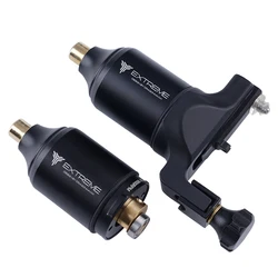 Professional Direct Drive Dual Motor Rotary Tattoo Machine 6500RPM/9000RPM Extreme Adjustable Stroke RCA Cord Tattoo Guns