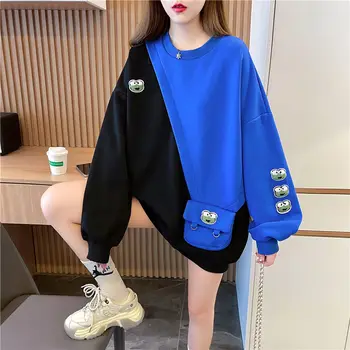 Vintage Hoodies Frau Kawaii Anime Designer Streetwear Hoodie für Frauen Mit Kapuze Sweatshirt Grafik Niedliche Ästhetischen Koreanische Mode