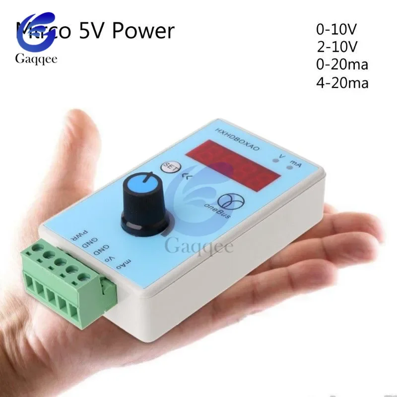 Handheld 0-10V/2-10V 0-20mA/4-20mA Signal Generator Adjustable Current Voltage Analog Simulator Signal Sources Output 24V
