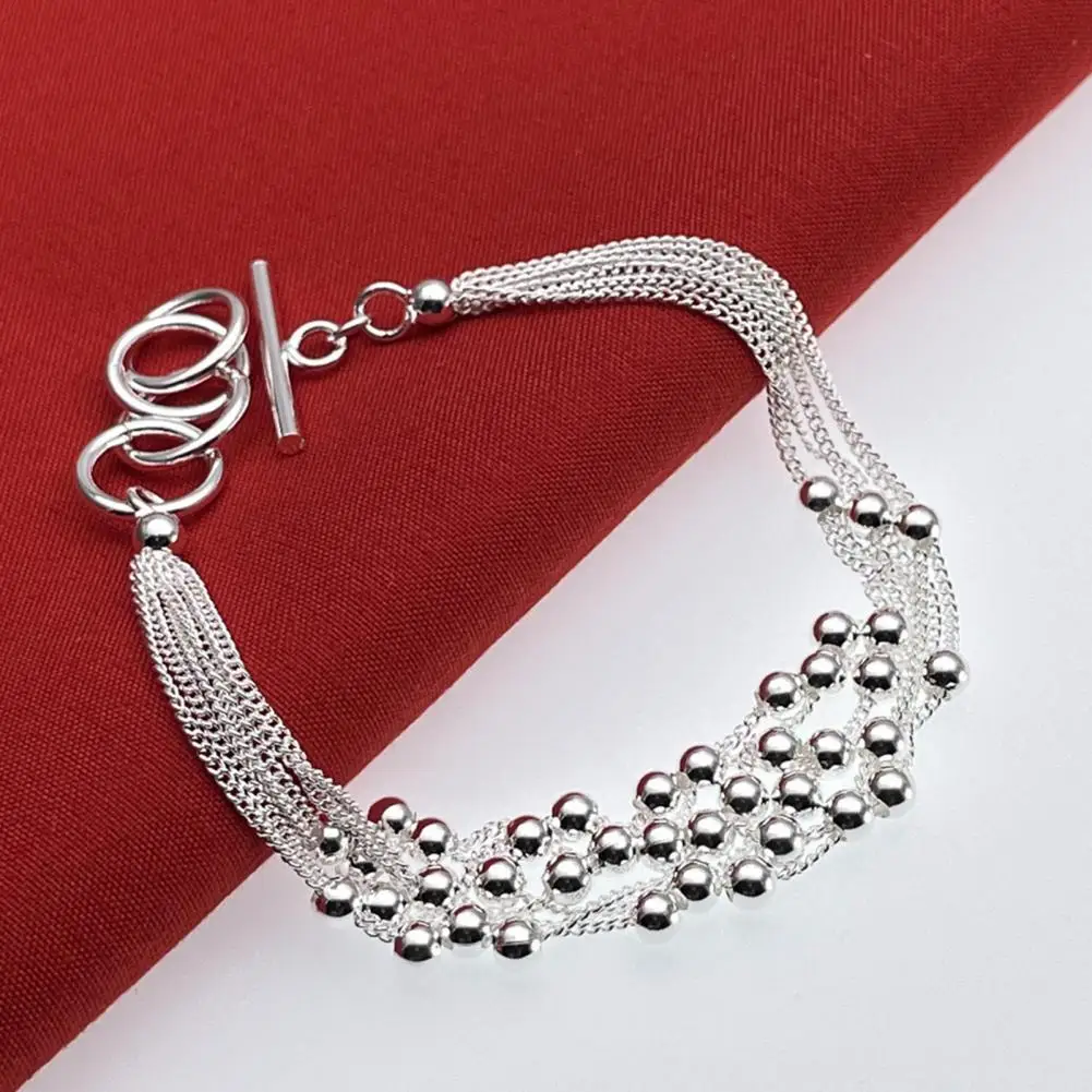 جديد متعدد الطبقات الكفة الأساور للنساء الفولاذ المقاوم للصدأ مطرز الذهب مطلي جولة معصمه النساء أساور سحر المجوهرات هدية #5