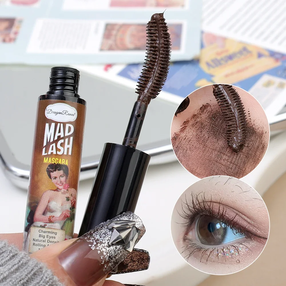 Mascara pour document de style de maquillage européen et américain, brosses à cils faciles à documenter, outils cosmétiques pour les yeux