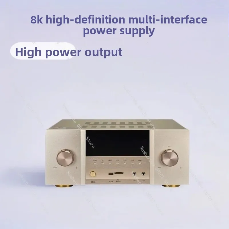 5.1 Channel Home Theater Amplifier High Power Audio Receiver Optical Fiber Coaxial Input 8K HD Support Karaoke Amplifier 110V