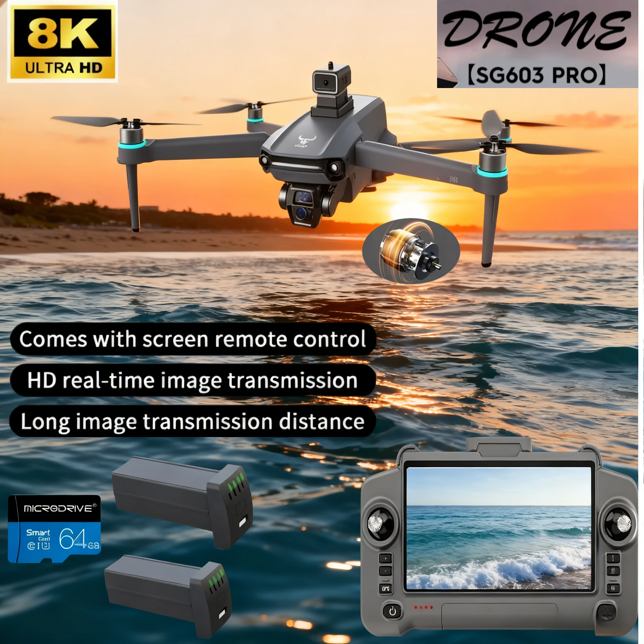 Drone Gps 8K Hd Cam… - image
