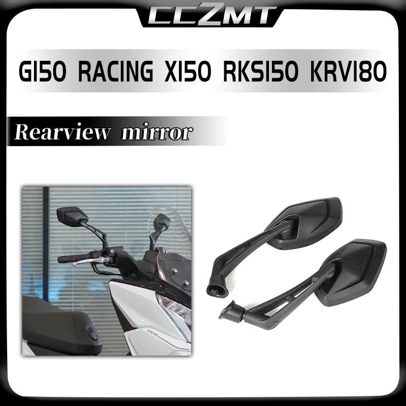 

For KYMCO G150 RACING X150 RKS150 KRV180 Motorcycle Rear View Mirror Side Universal Large mirror surface Rearview Mirrors