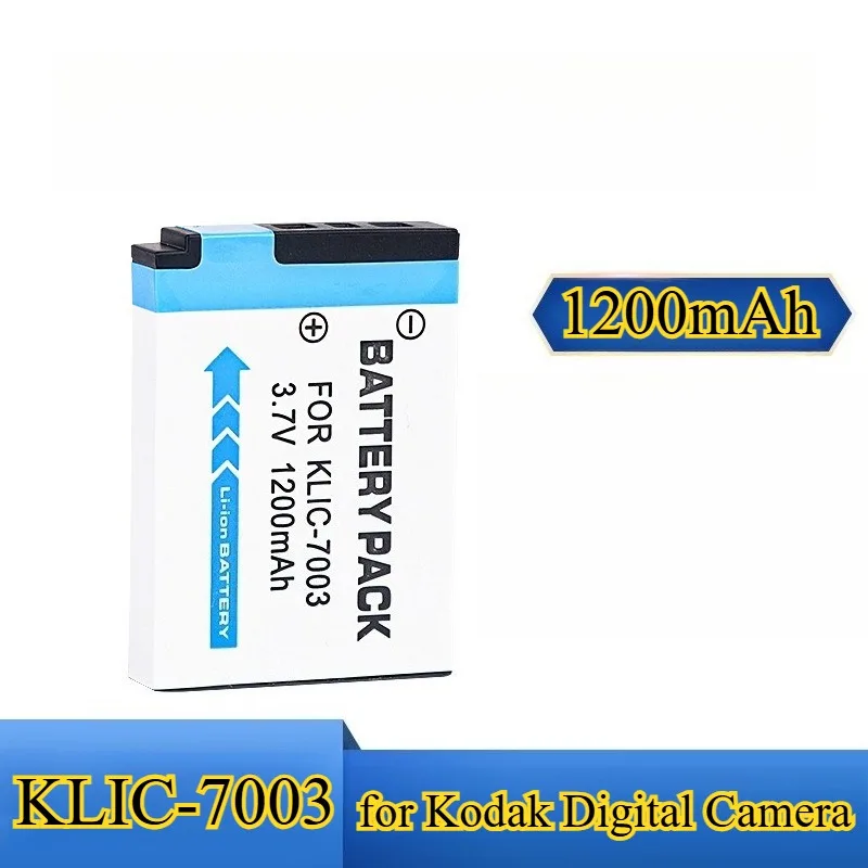 

KLIC-7003 Сменный аккумулятор 1200 мАч для Kodak V803 V1003 V1005 M380 M420 Литий-ионный источник питания цифровой камеры