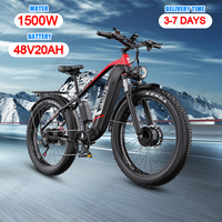 DUOTTS F26 Electric Bicycle 750W*2 Dual Motors 48V20Ah Lithium Battery Dual Disc Brake E-Bike Mountain Aldult City Electric Bike