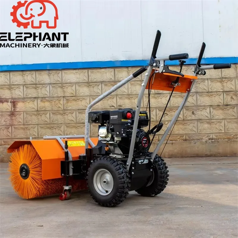 Handheld Engine-Powered Multifunctional Snow Sweeper & Snow Plow with Snow Removal Function