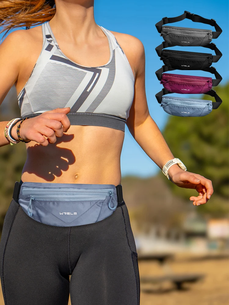 AliExpress WRELS Waterproof Running Belt Marathon Jogging Sports Waist Pack Phone Bag for Men Women Cycling Outdoor Fitness