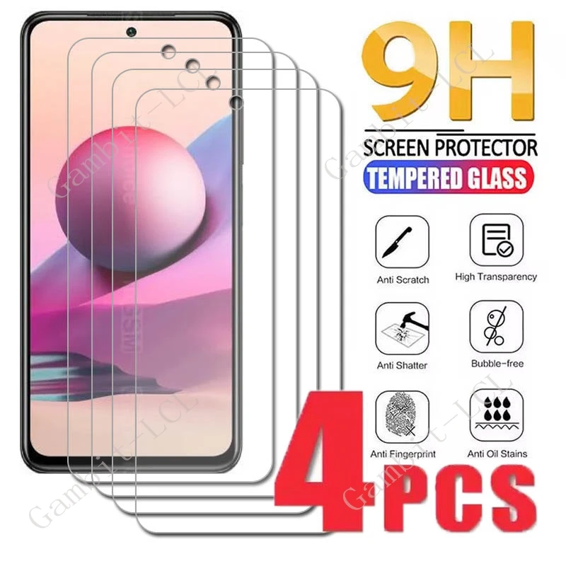 

4PCS Tempered Glass For Xiaomi Redmi Note 11 SE 4G Protective Film ON RedmiNote11SE Note11SE 10 10S 4G Screen Protector Cover