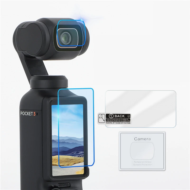 

Для DJI Osmo Pocket закаленное стекло Защита для экрана для DJI Osmo Pocket 2 ручная Карданная камера защитная пленка против царапин