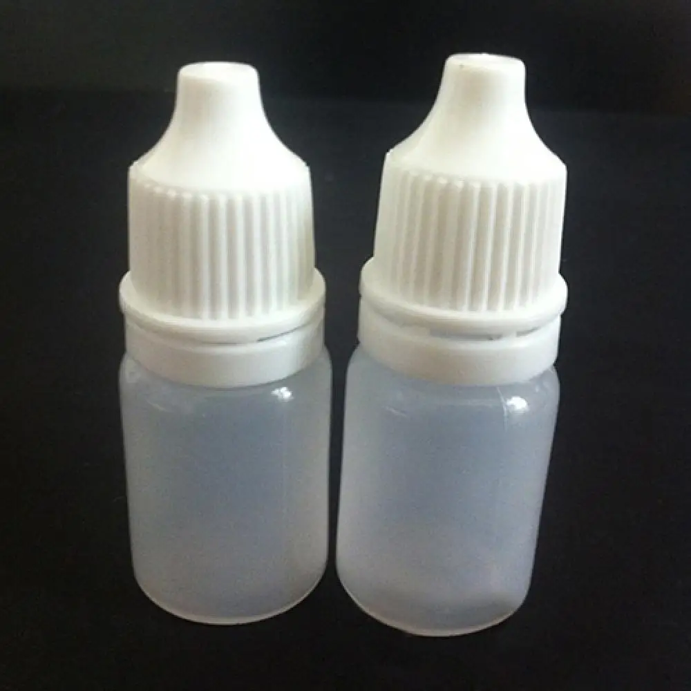 눈 액체 스포이드 리필 가능한 빈 플라스틱 스포이드 병, 5ml, 10ml, 15ml, 20ml, 30ml, 50ml, 100ml, 5 개