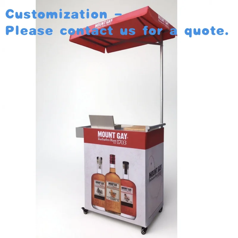 

custom.Set up a Stall Cart Multi-functional Snack Car Internet Celebrity Stalls Delicious Food Display Rack Modern Wine Metal