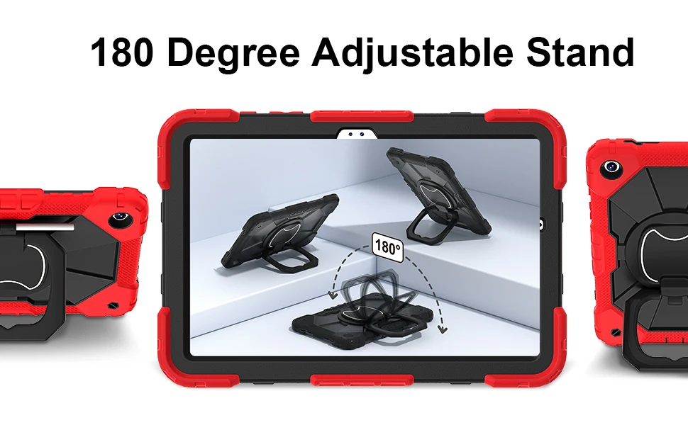 

For Samsung Galaxy Tab A9 plus 11" 2023 SM-X210 X216B X218U Case Stand Shockproof Tablet Cover With Shoulder Strap and Kickstand