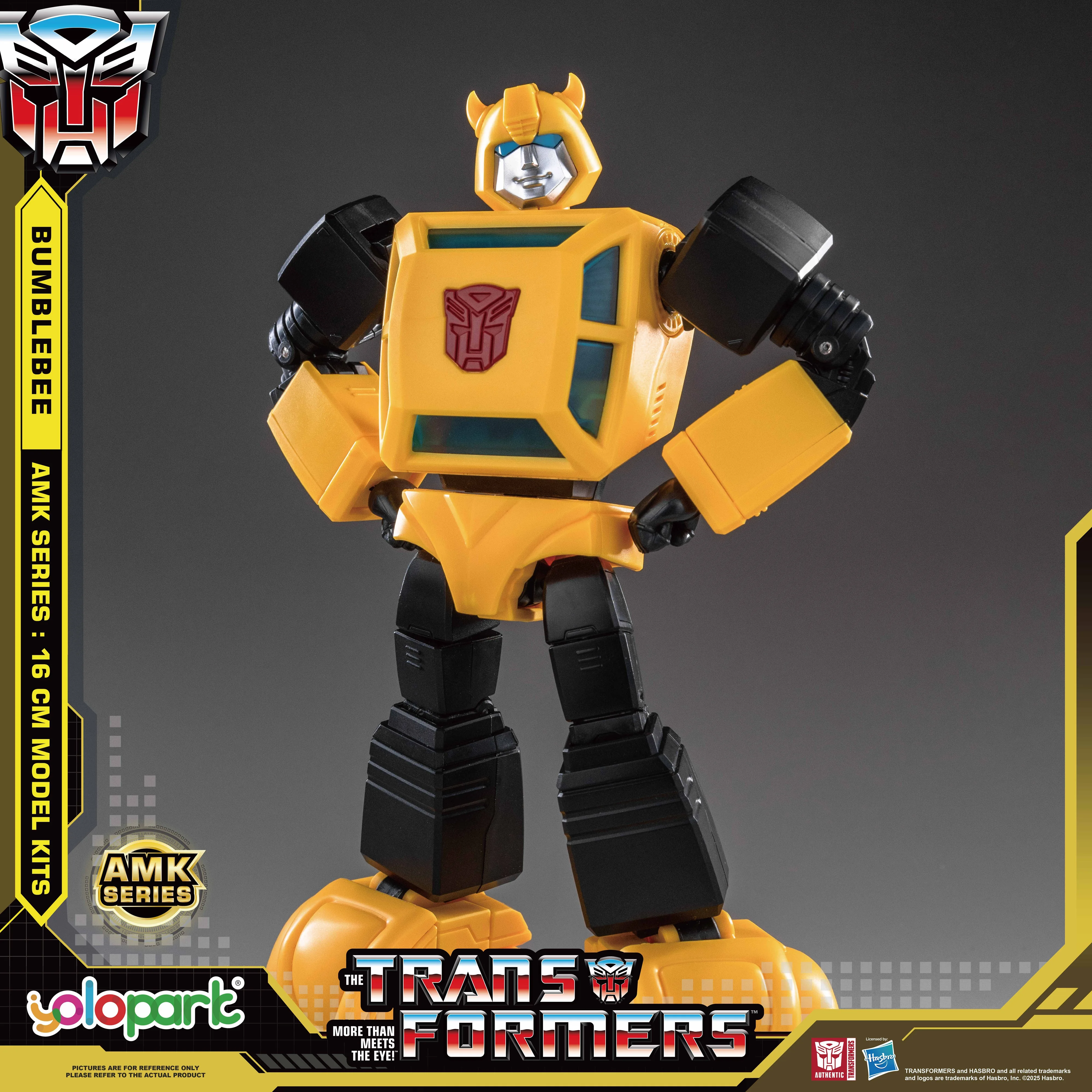 

YOLOPARK TRANSFORMERS GENERATION ONE: AMK Series 16cm Bumblebee Figures Toy Model Kit Gift For Boy