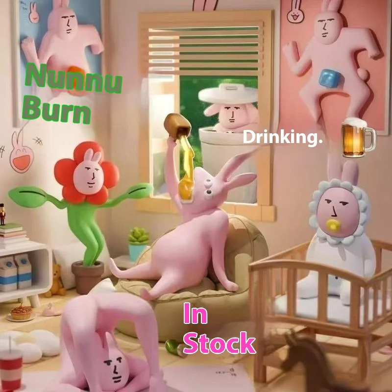 

Hot Spot Pink Rabbit 100% Authentic Blind Box Mini Abstract Series Kuaizai Kuaizai Rabbit Creative Gift Baby Gifts For Men Women