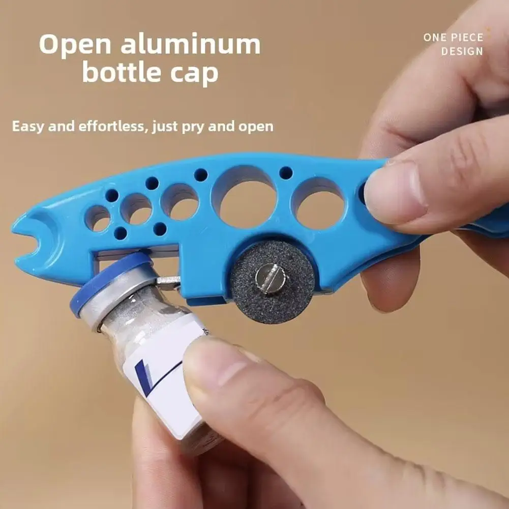 3 In 1 Nurse Ampoule Bottle Opener Creative Handle Cutting Device Medical Grinding Wheel Bottle Breaker Medical Tool