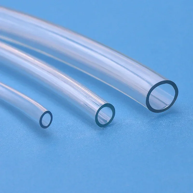 1M/3M/5M transparente PVC-Kunststoffschläuche, hochwertiger Wasserpumpenschlauch, 2, 3, 4, 5, 6, 8, 10, 12, 14, 16, 18, 20, 25 mm Innendurchmesser