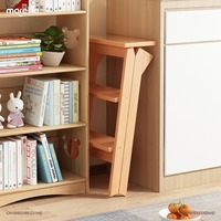Modern Simple Solid Wood Folding Stool Household Step Portable Stools Creative Multi-functional High Bench Kitchen Furniture K01