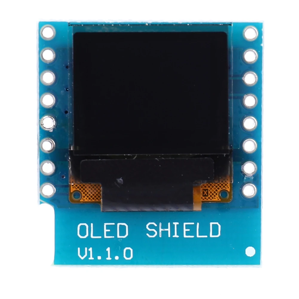 Shield Mudule Board IIC I2C OLED Display Panel Shield 3.3V with Pin 64x48 Pixels Compatible for D1 MINI