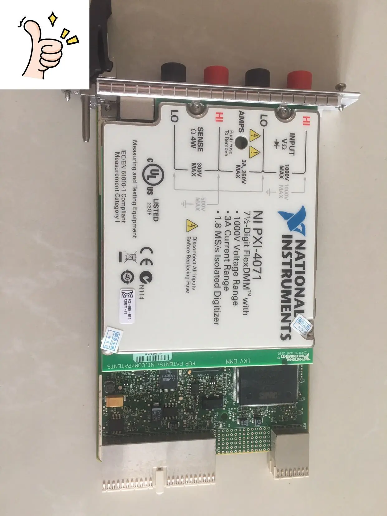 Original NI PXI-4071 (7 And A Half Digital Multimeter) 778271-01